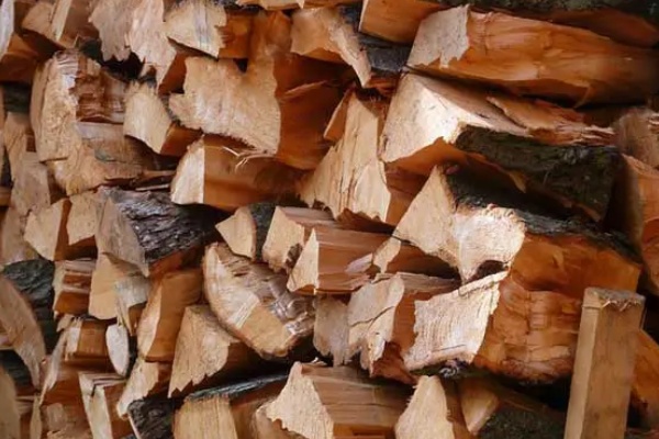 stockage bois de chauffage dans les landes