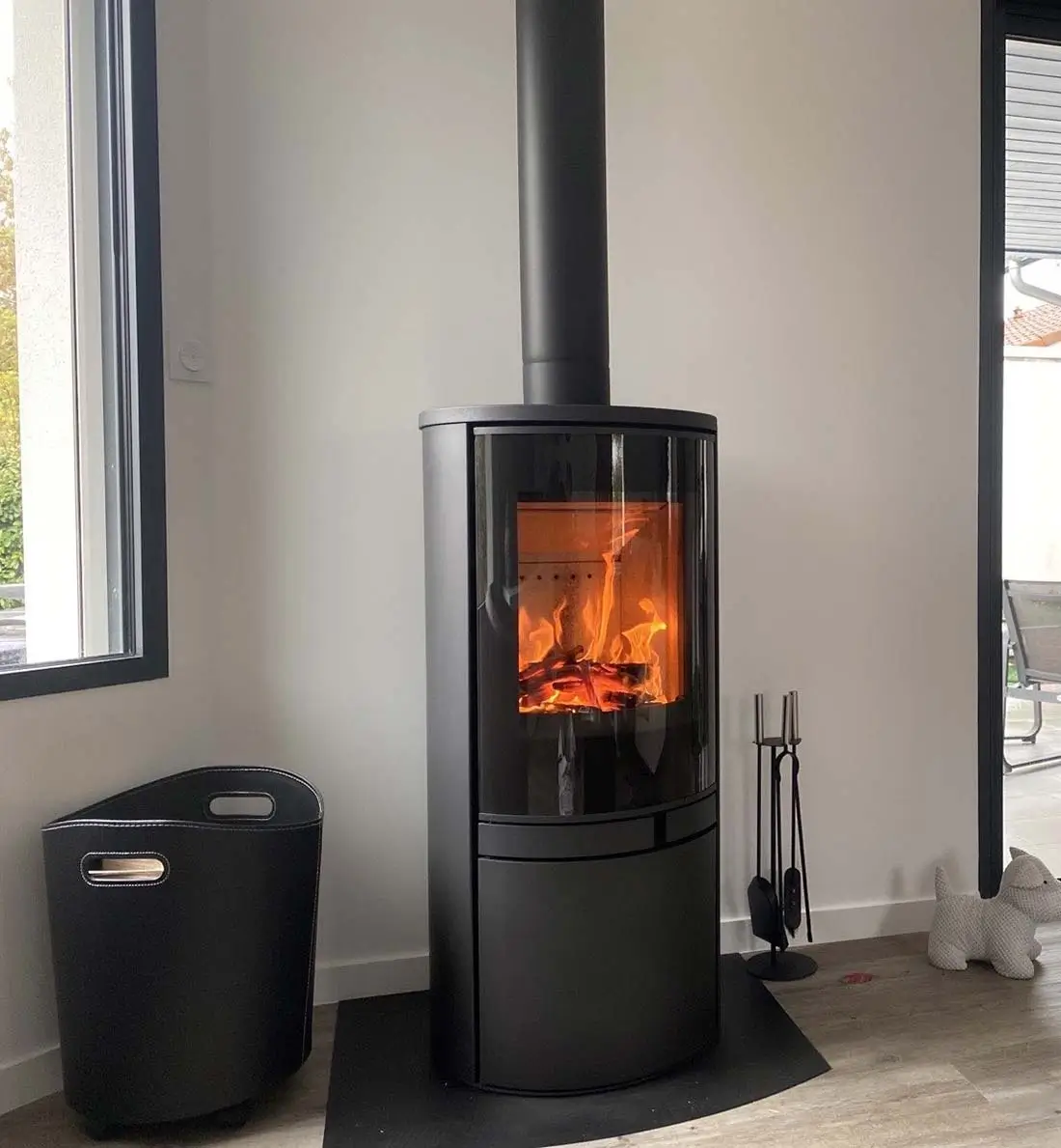 Installation d'un insert dans une rénovation à Seignosse